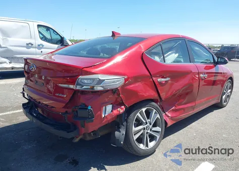 2017 Hyundai Elantra Limited from USA, damaged, VIN KMHD84LF8HU262379